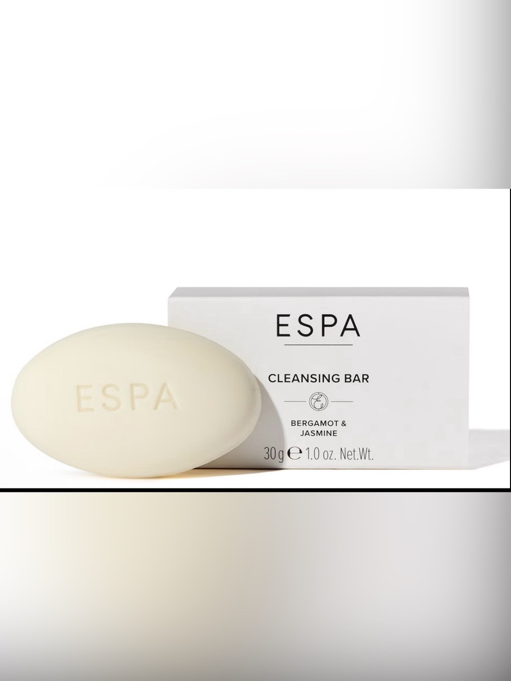 NIB ESPA Bergamot & Jasmine Cleansing Bar travel/trial size - Picture 2 of 4